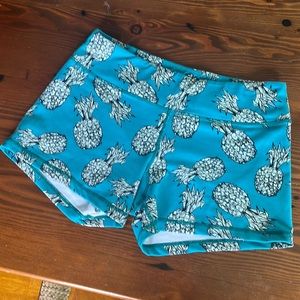 Born Primitive Pineapple Double Take Booty Shorts Size M